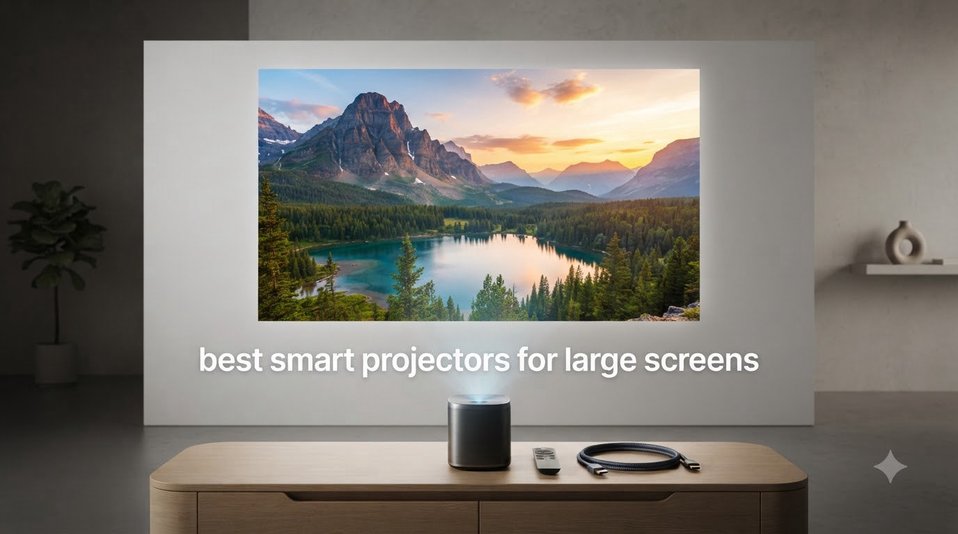 best smart projectors for large screens