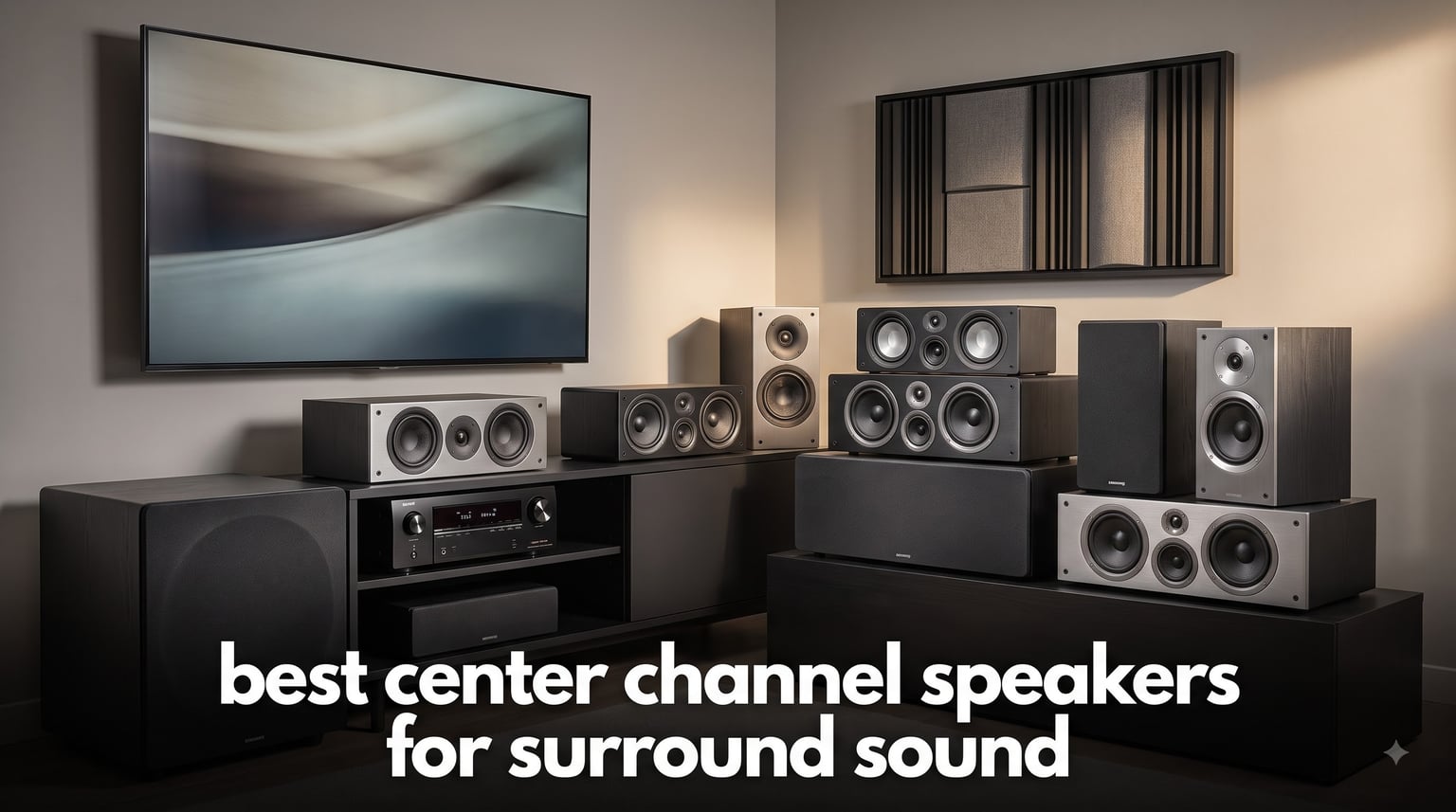 best center channel speakers for surround sound
