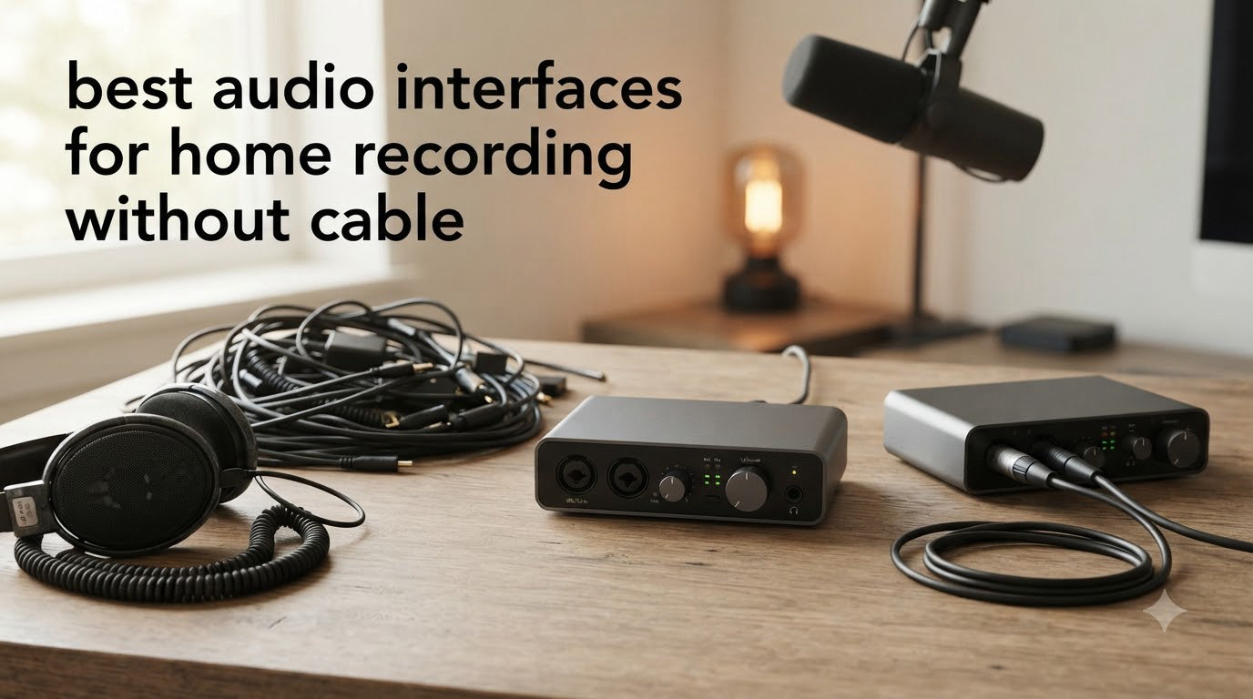 best audio interfaces for home recording without cable