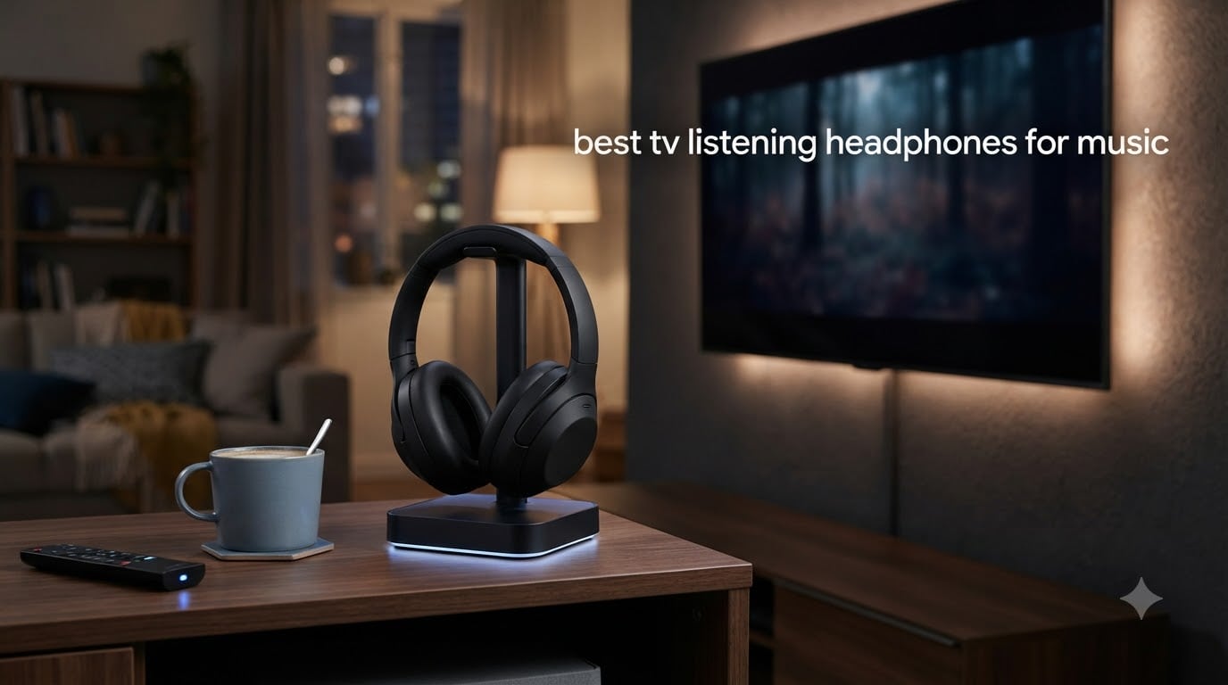 best tv listening headphones for music