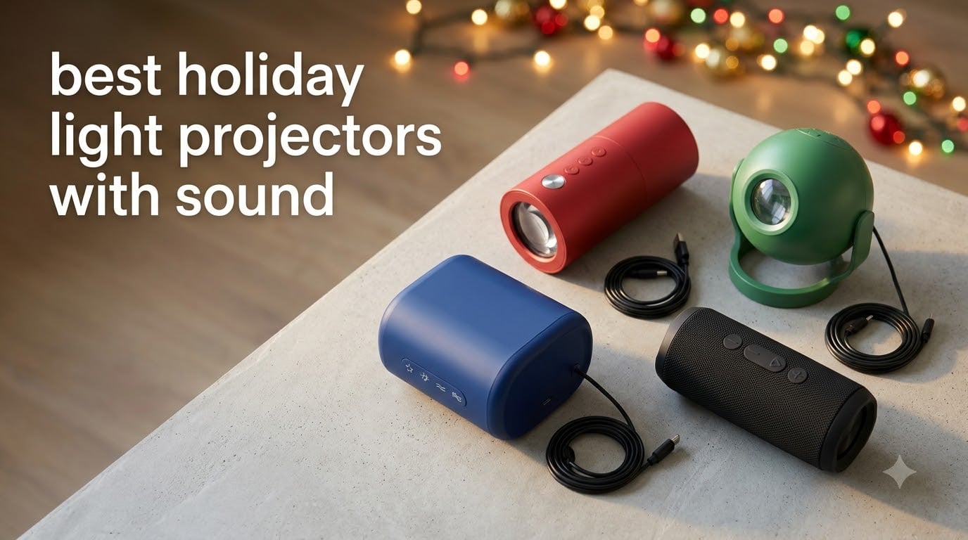 best holiday light projectors with sound