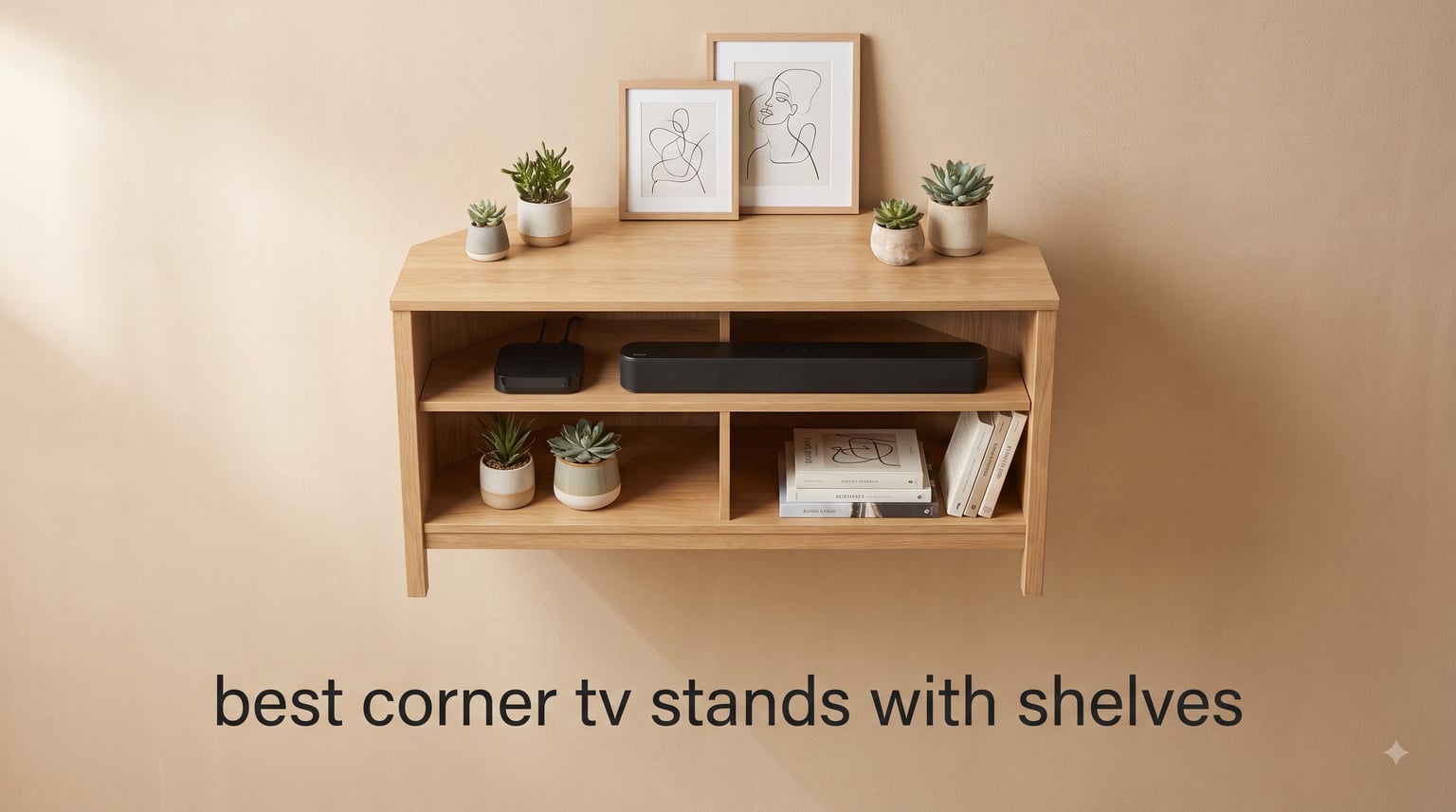 best corner tv stands with shelves