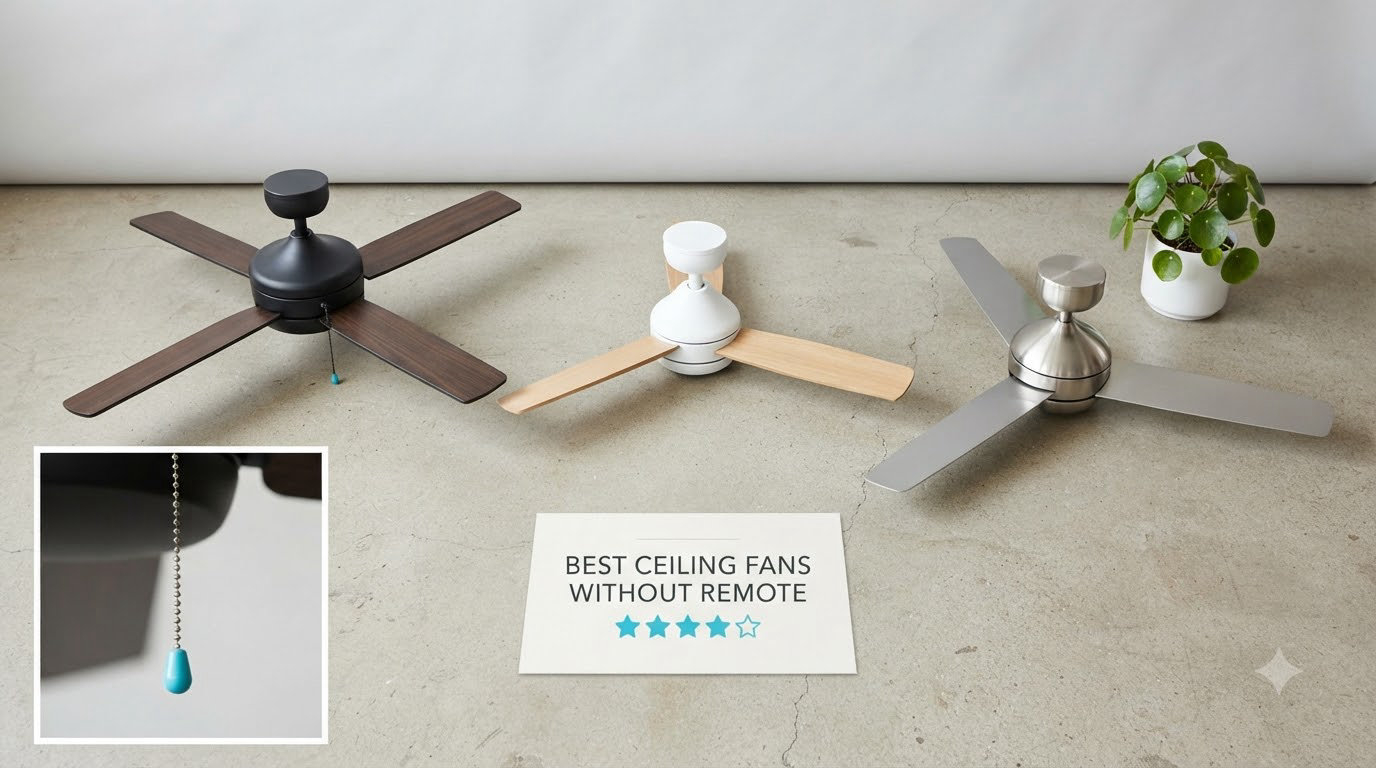 best ceiling fans without remote