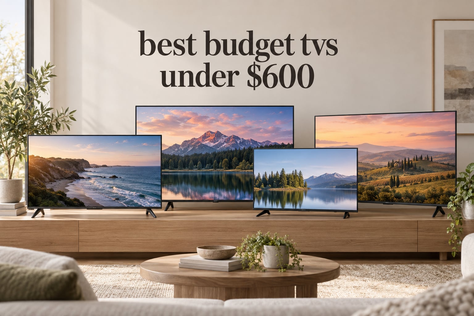 best budget tvs under $600