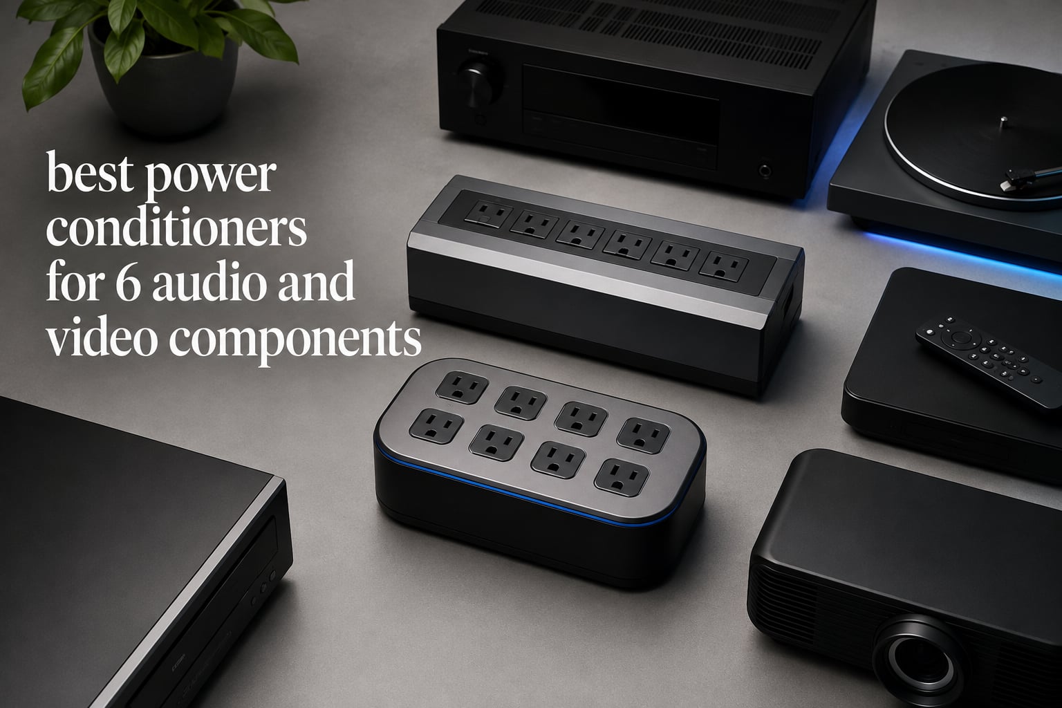 best power conditioners for 6 audio and video components