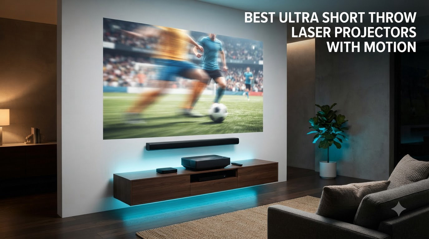 best ultra short throw laser projectors with motion