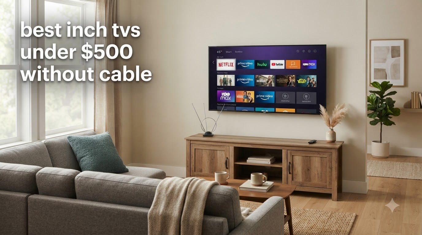 best 65 inch tvs under $500 without cable