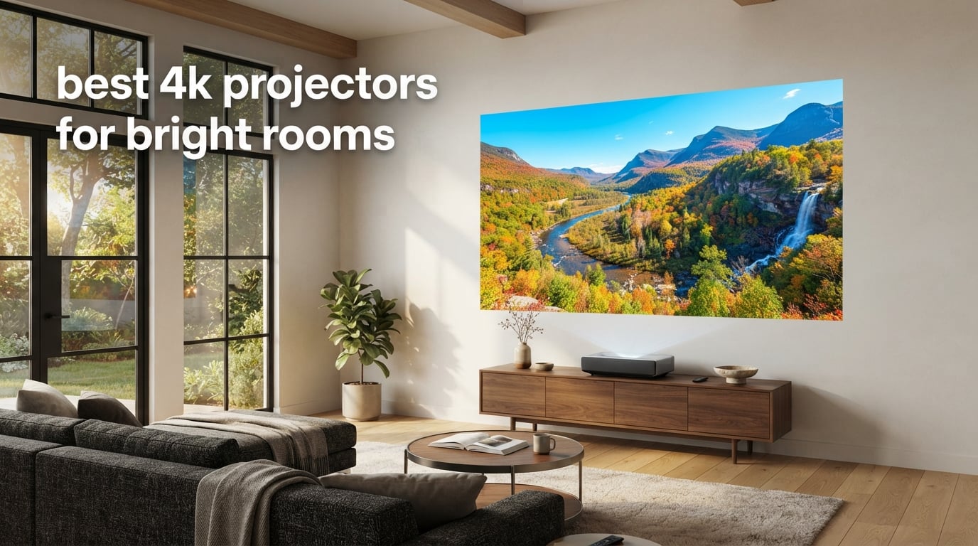 best 4k projectors for bright rooms