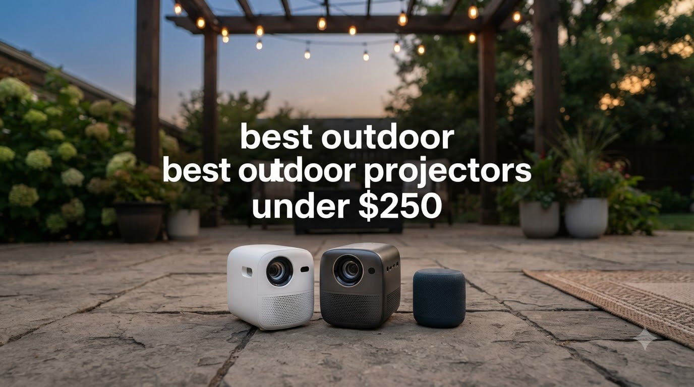best outdoor projectors under $250