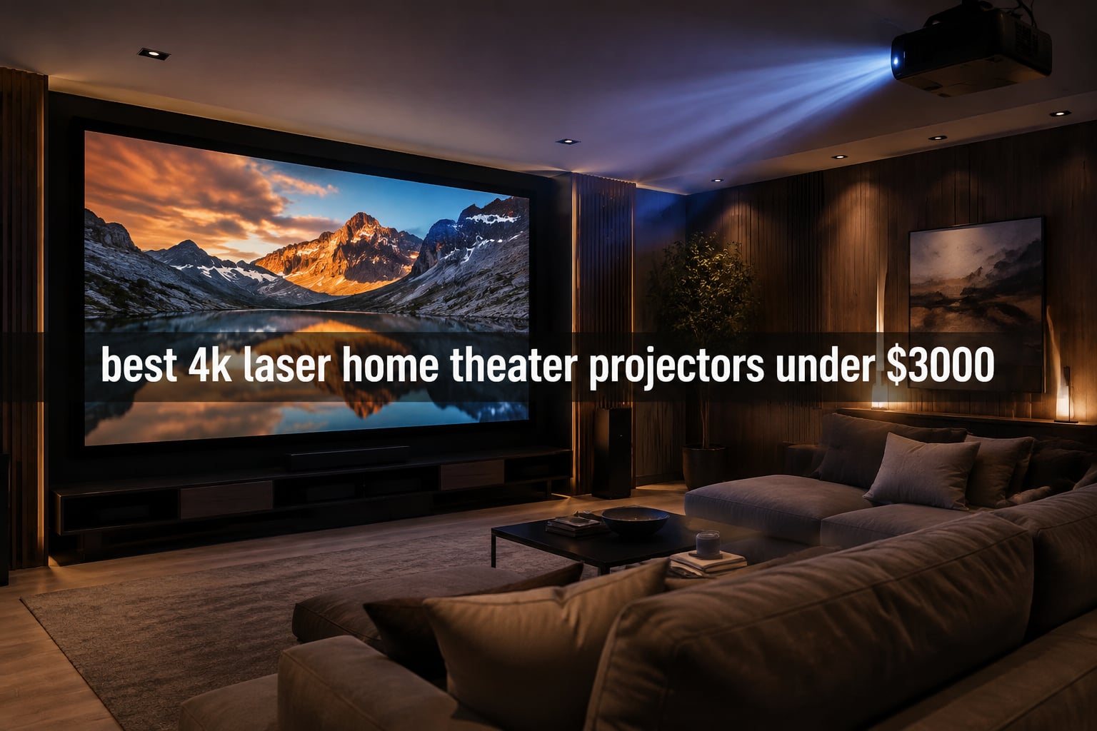 best 4k laser home theater projectors under $3000