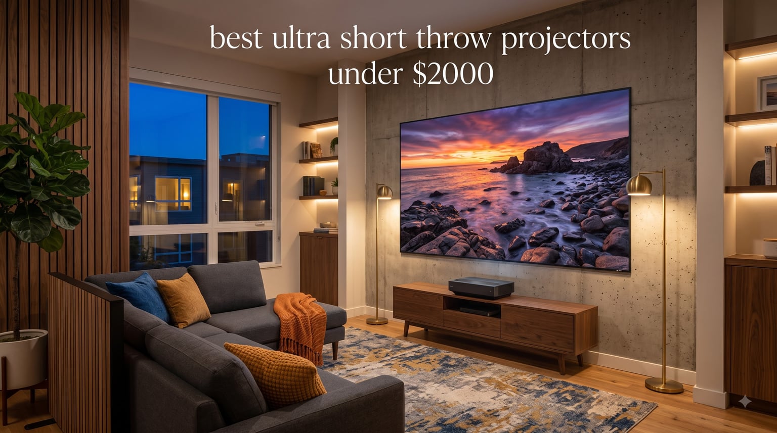 best ultra short throw projectors under $2000