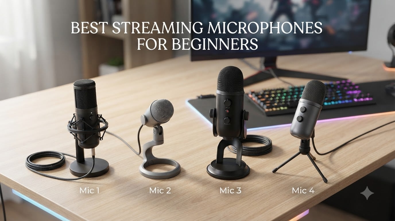 best streaming microphones for beginners