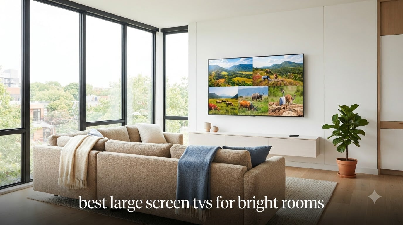 best large screen tvs for bright rooms