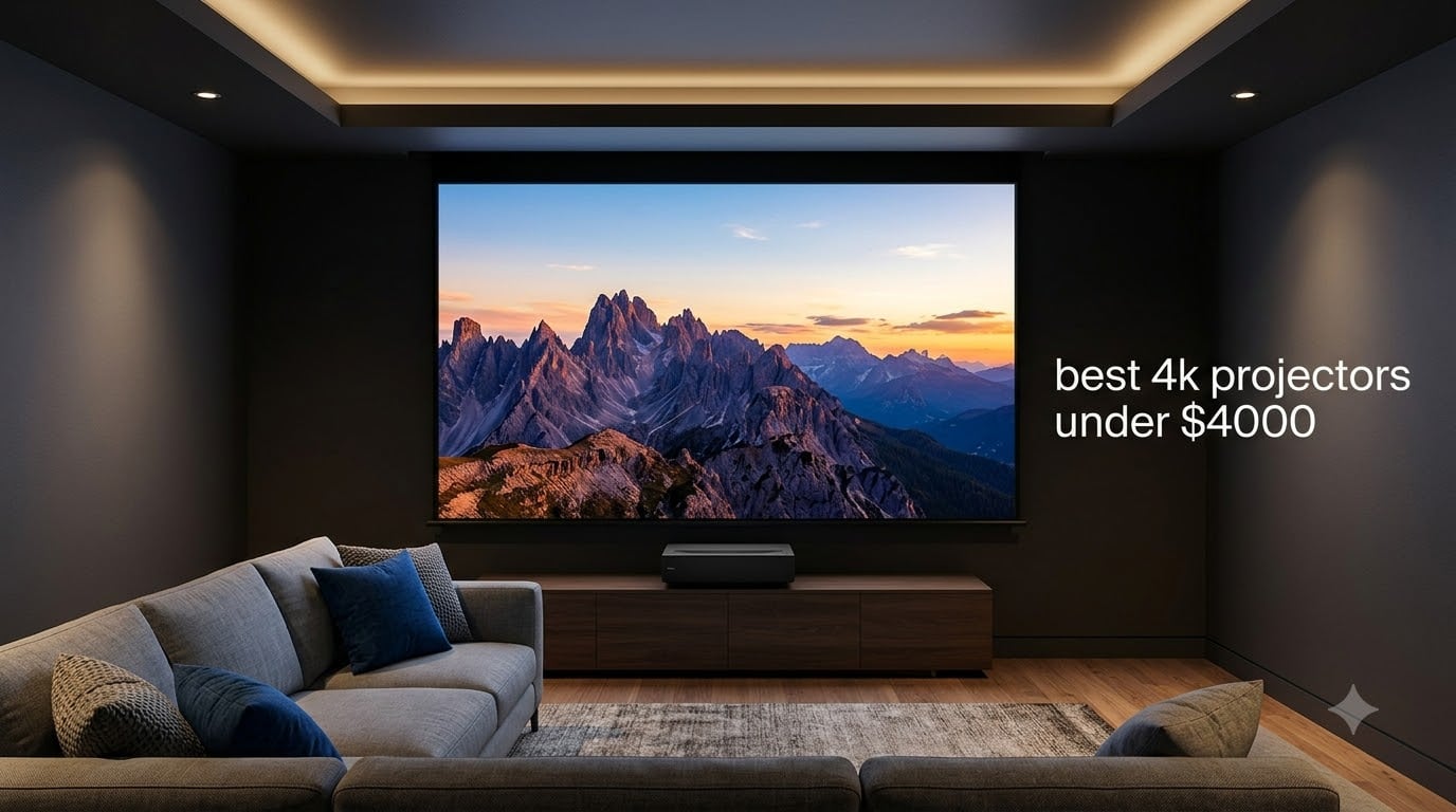best 4k projectors under $4000