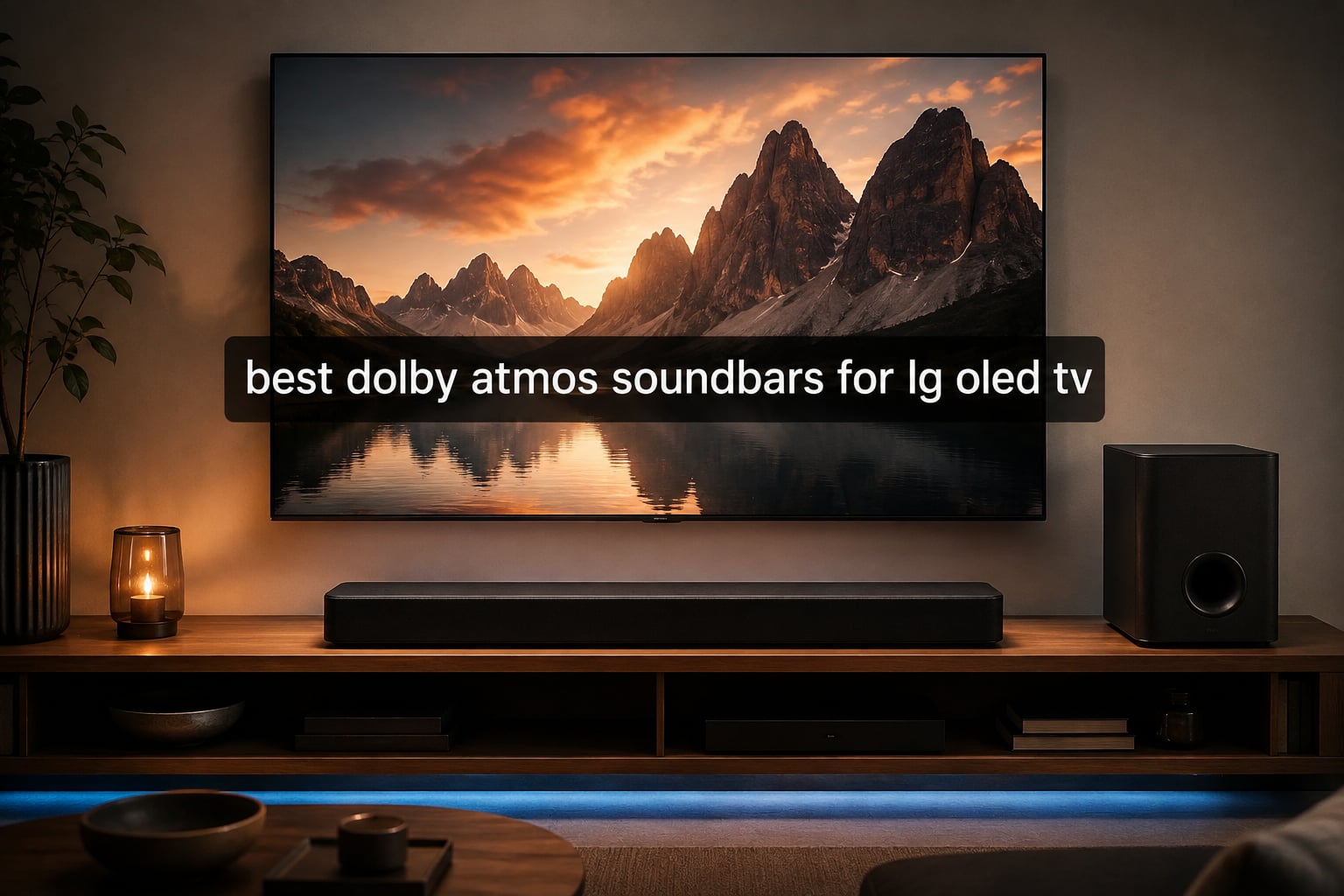 best dolby atmos soundbars for lg oled tv