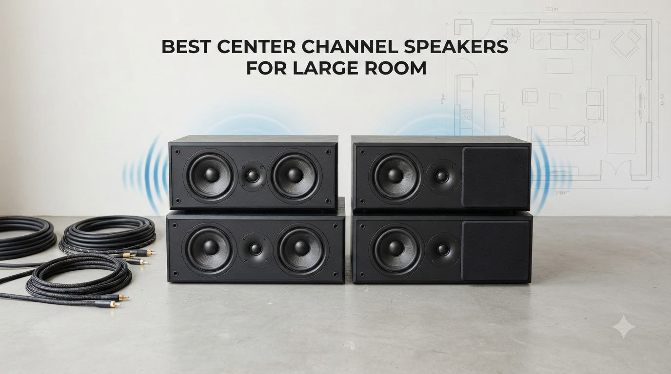 best center channel speakers for large room
