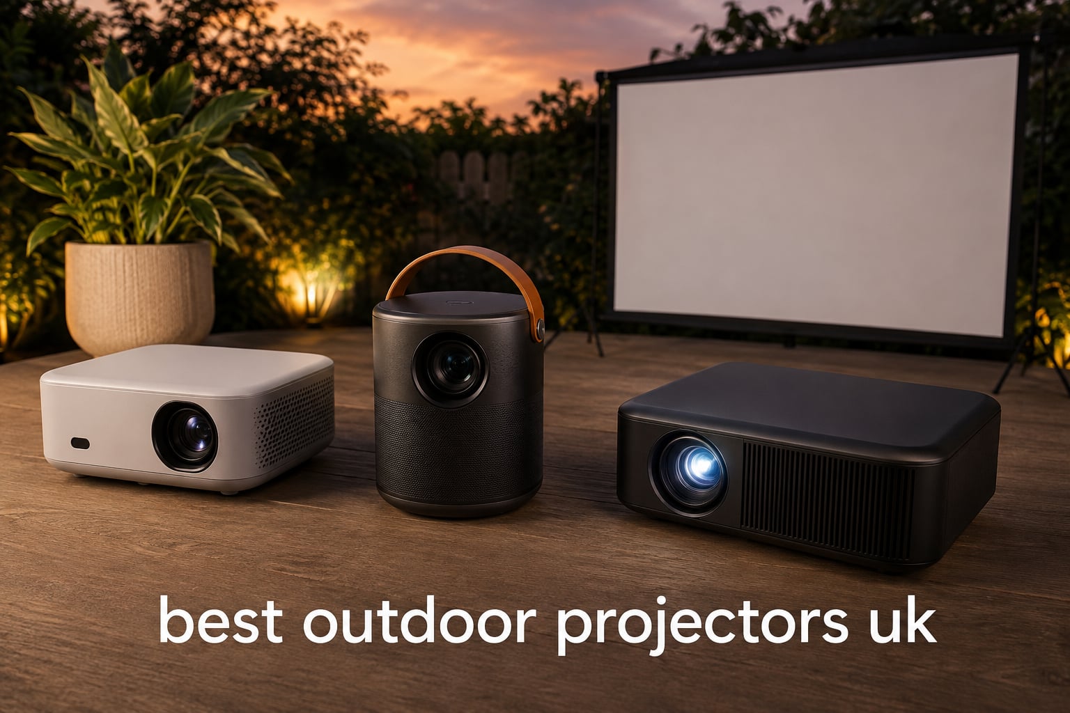 best outdoor projectors uk
