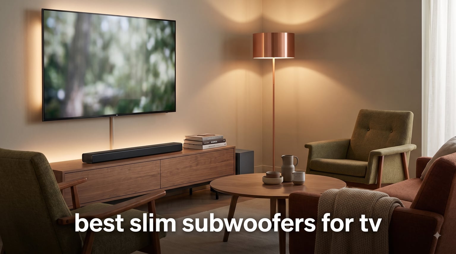 best slim subwoofers for tv