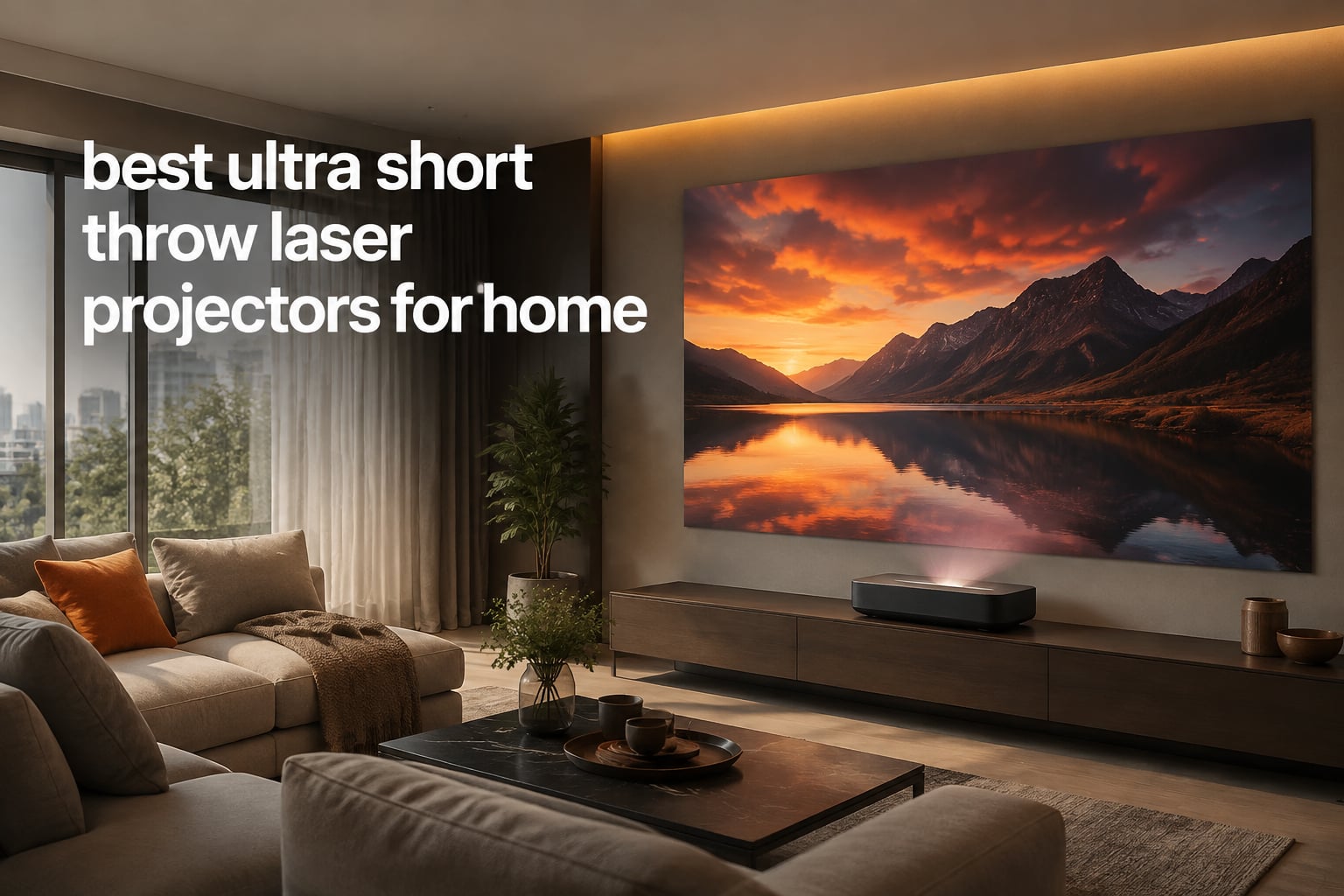 best ultra short throw laser projectors for home