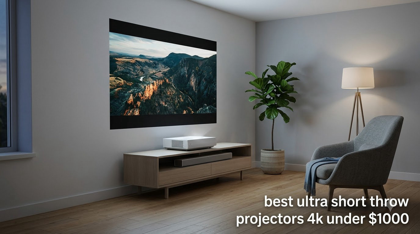 best ultra short throw projectors 4k under $1000
