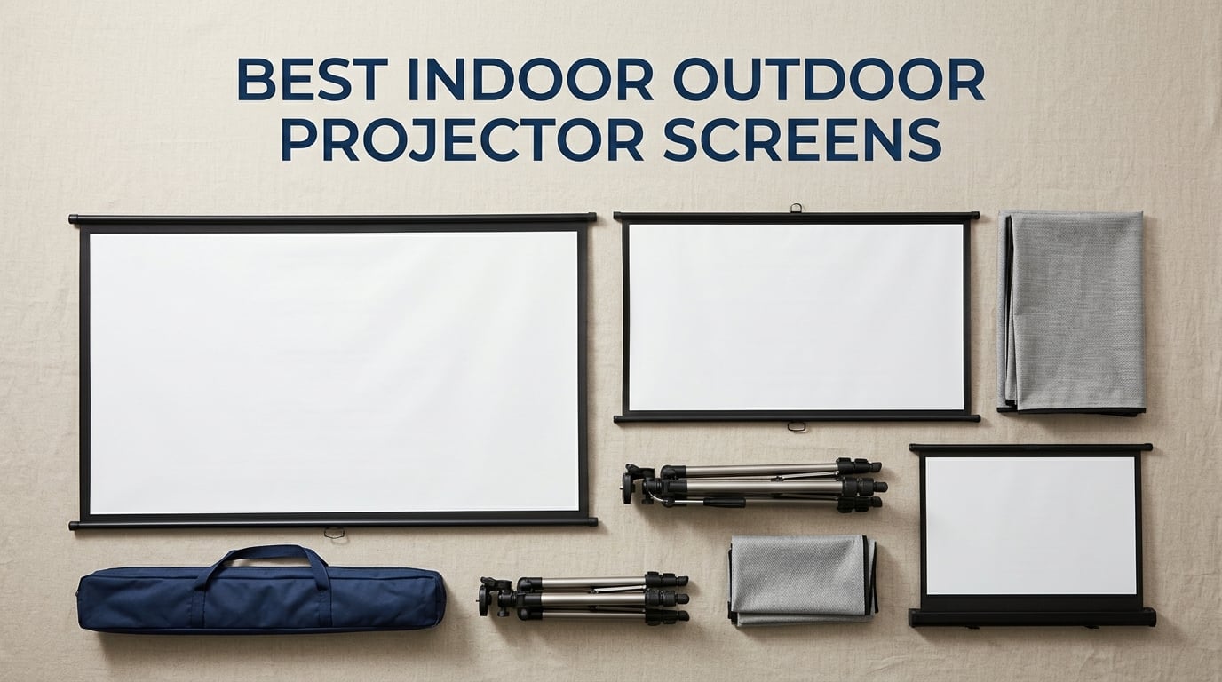 best indoor outdoor projector screens