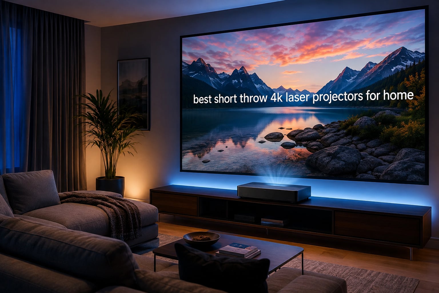 best short throw 4k laser projectors for home