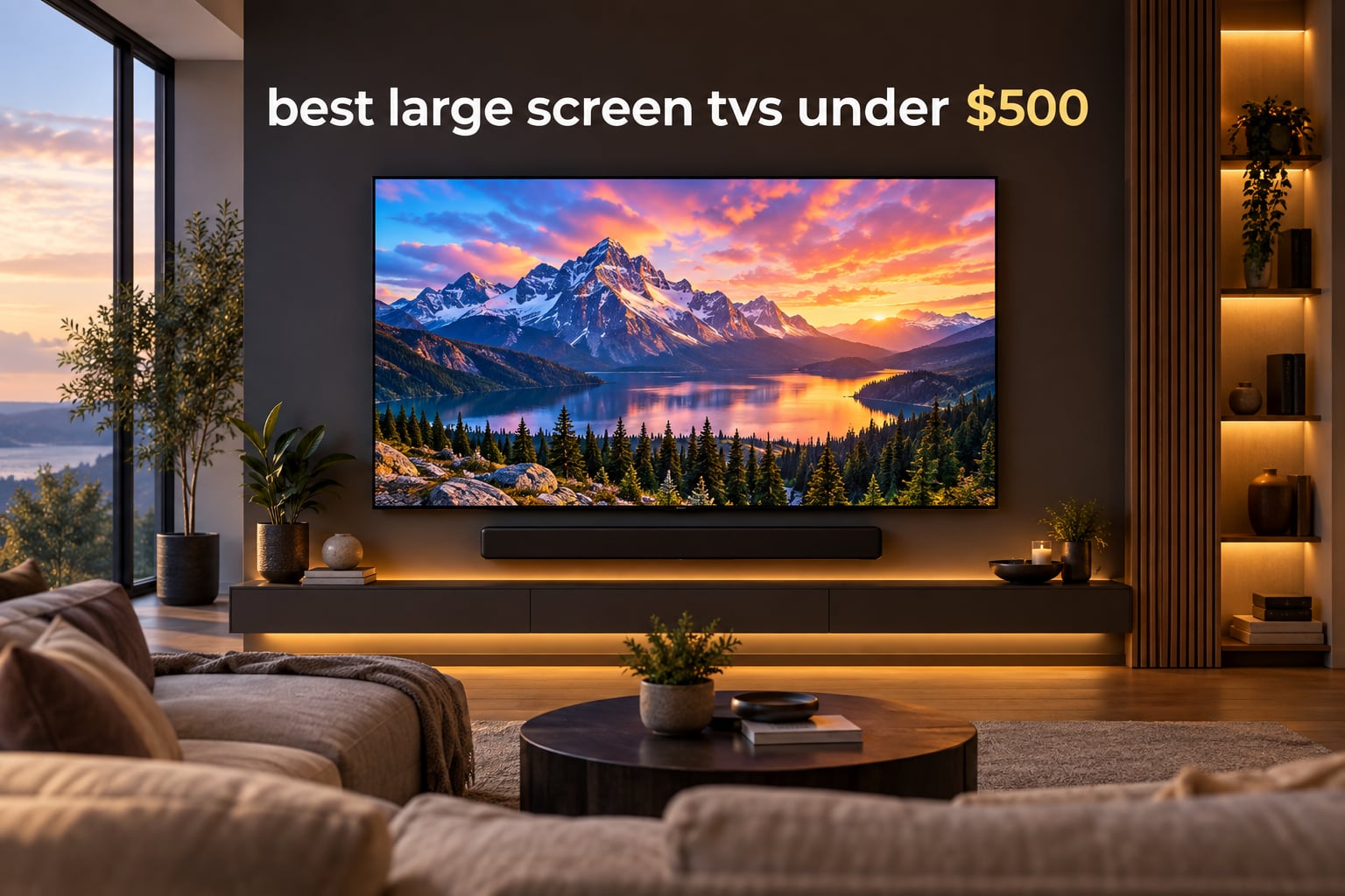 best large screen tvs under $500