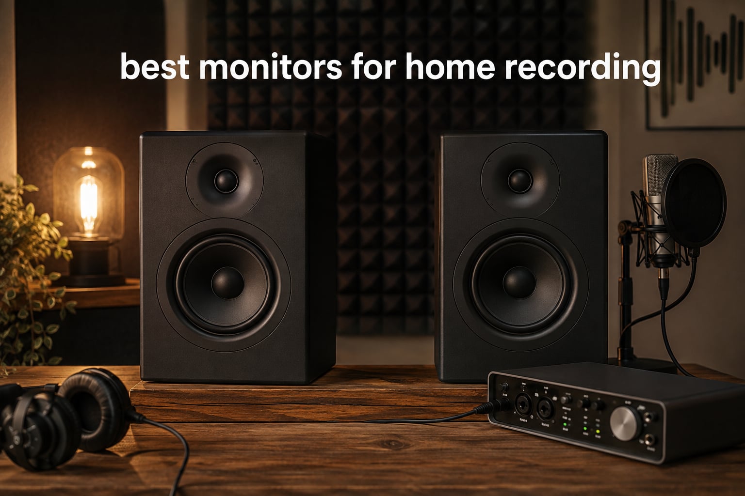 best monitors for home recording