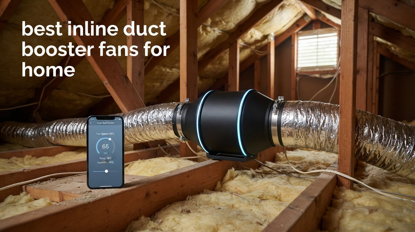 best inline duct booster fans for home