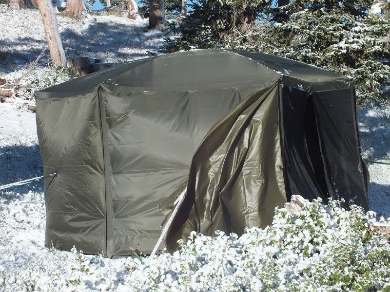 Clam Escape Screen Tent | 11.5 Ft Pop Up Gazebo - Green 6-Person Shelter customer photo 2