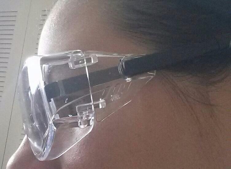 Gateway Safety 6980 Cover2 Safety Glasses Protective Eye Wear - Over-The-Glass (OTG), Clear Lens, Black Temple customer photo 1