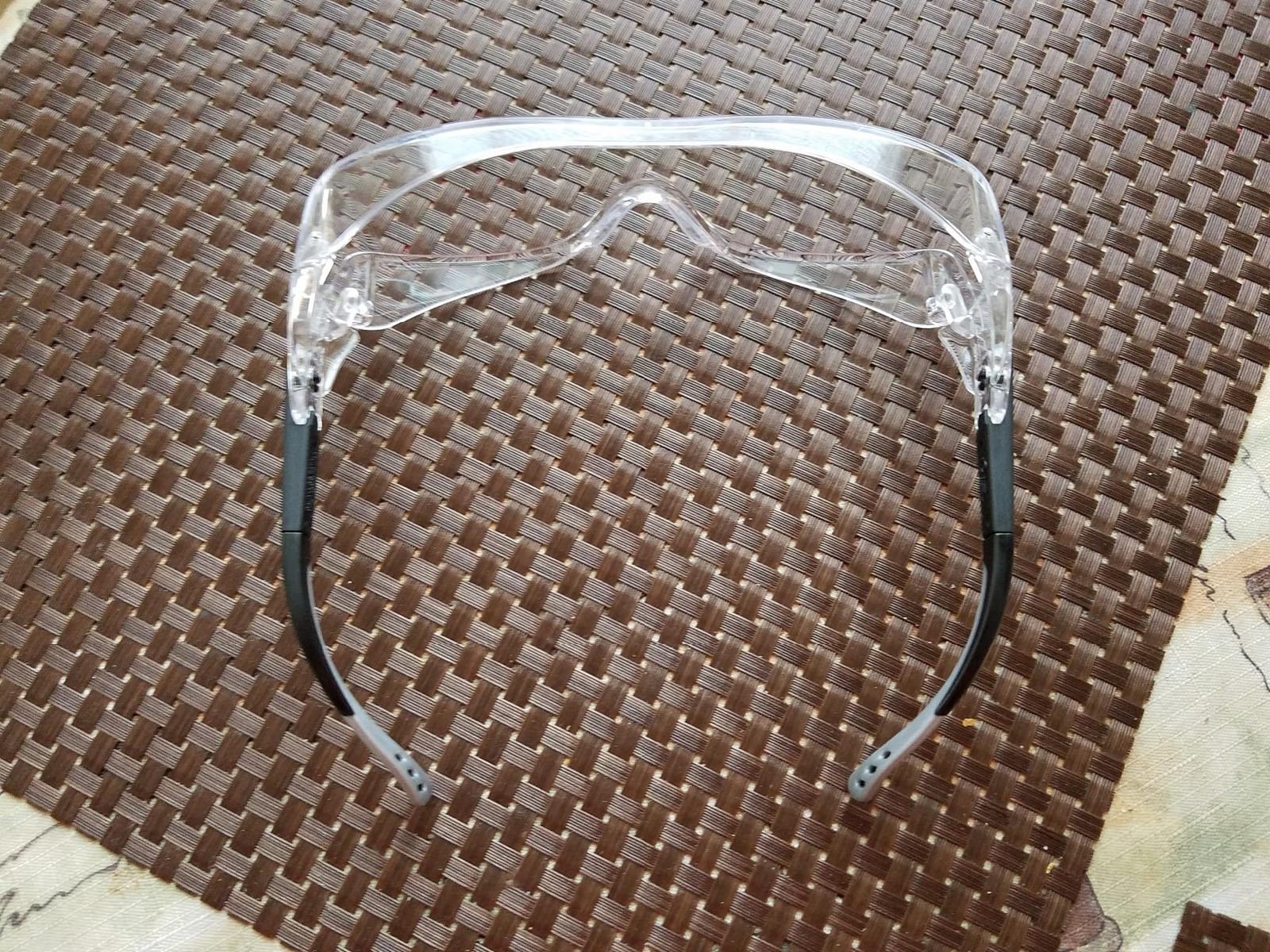 Gateway Safety 6980 Cover2 Safety Glasses Protective Eye Wear - Over-The-Glass (OTG), Clear Lens, Black Temple customer photo 2