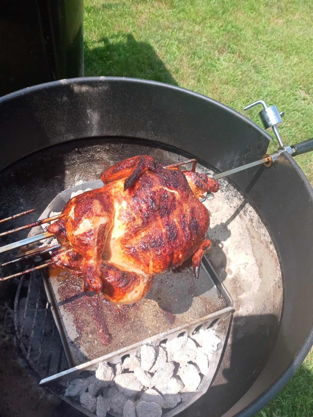 onlyfire Rotisserie Ring Kit for Weber 22-1/2 Inch Charcoal Kettle Grills customer photo 1