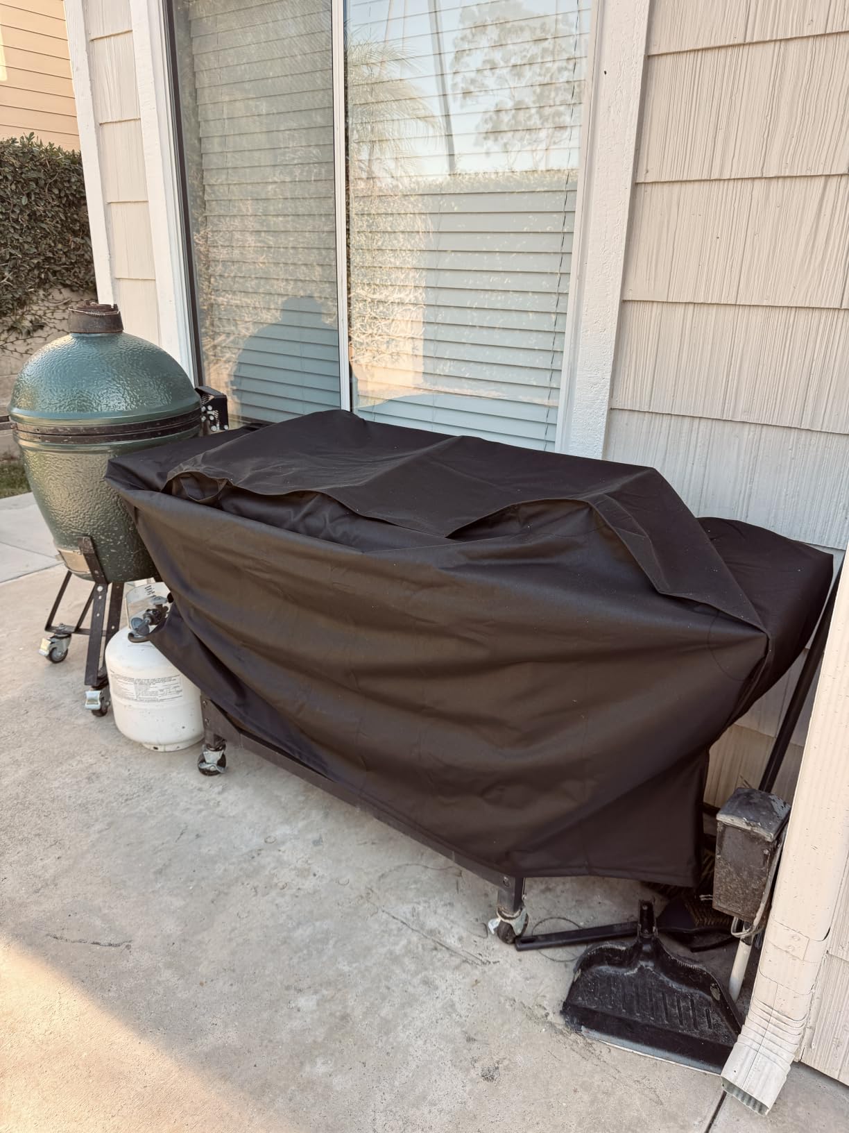 iCOVER Grill Cover 60 inch, BBQ Grill Cover for Outdoor Grill, 600D Heavy Duty Waterproof BBQ Cover, Anti-UV and Rip-Proof Barbecue Cover, Gas Grill Cover for Weber, Char-Broil, Nexgrill, etc customer photo 1