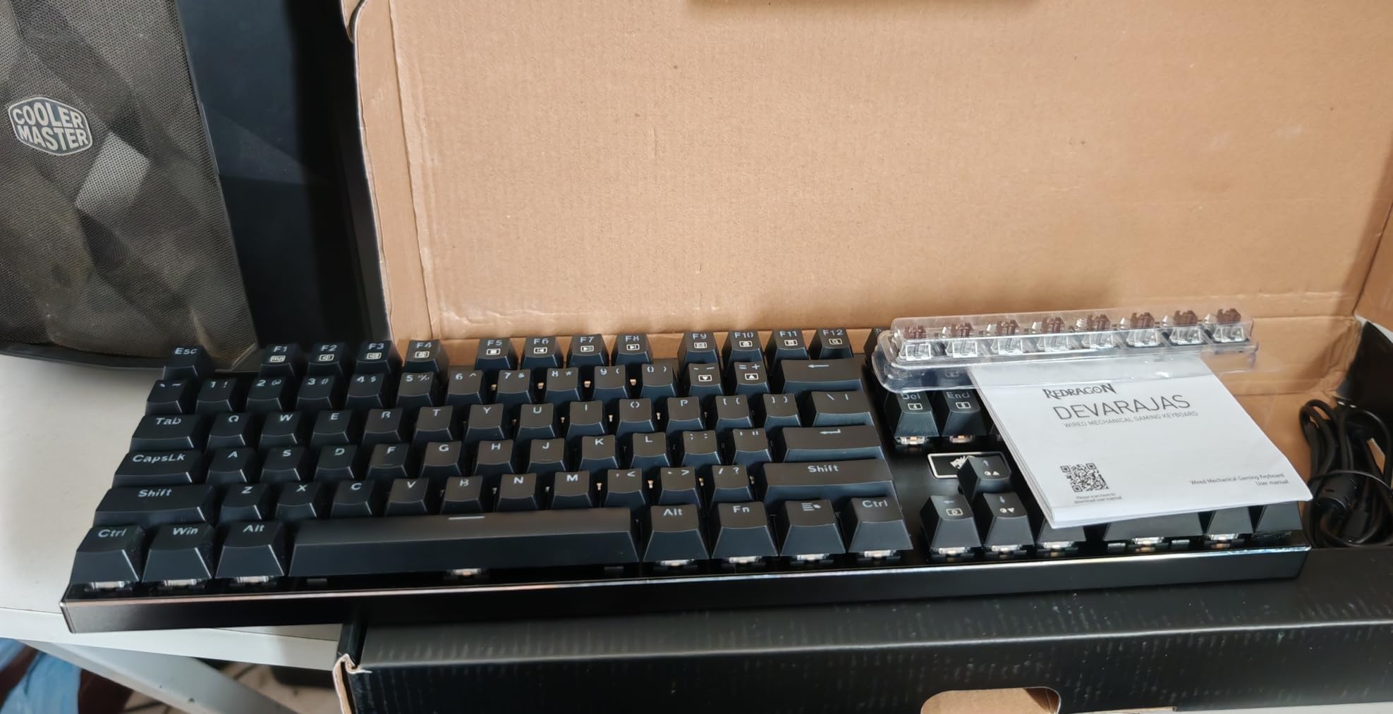 Redragon K556 Wired RGB Mechanical Gaming Keyboard, 104-Key Aluminum Board customer photo 2