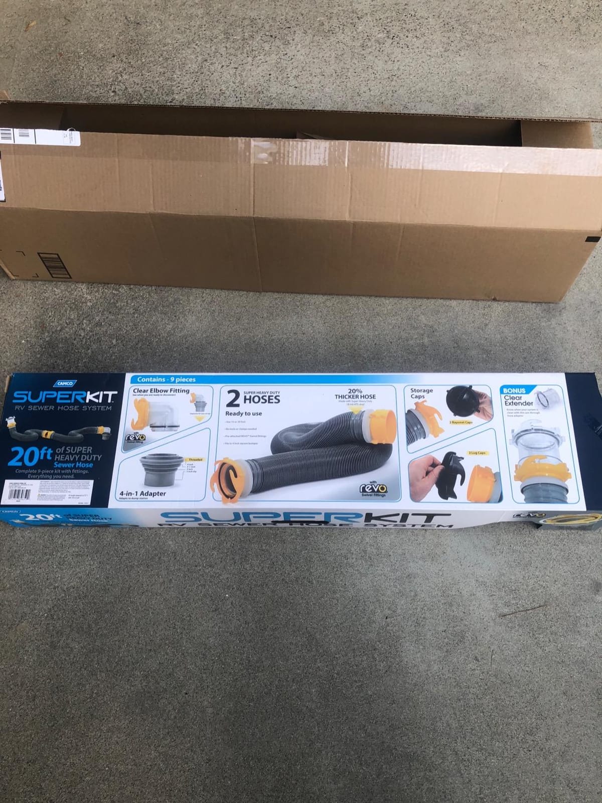 Camco 39659 Super Kit RV Sewer Hose Kit - 20' customer photo 1