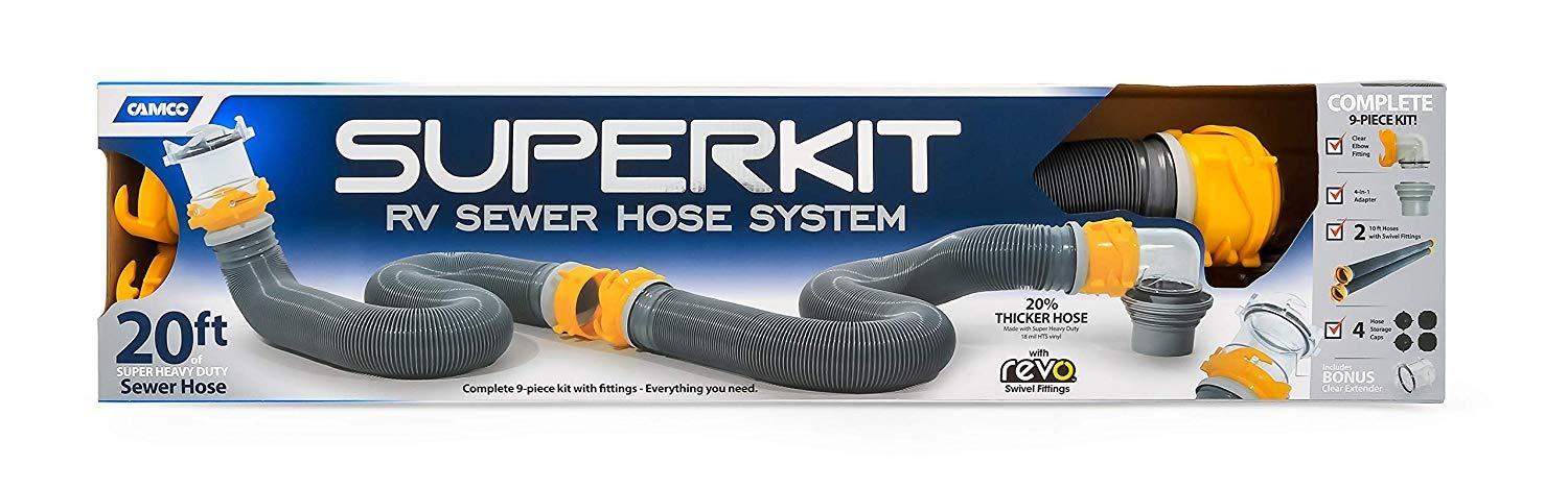 Camco 39659 Super Kit RV Sewer Hose Kit - 20' customer photo 2