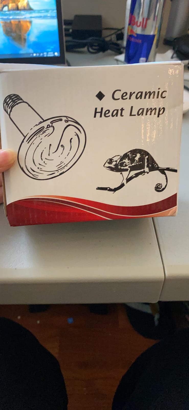 2-Pack 100W Ceramic Heat Lamps with 1-pcs Digital-Thermometer customer photo 2