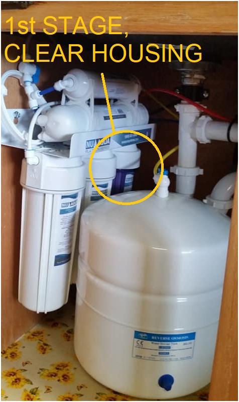 NU Aqua 5-Stage Under Sink Reverse Osmosis Water Filter System - 100 GPD RO customer photo 2