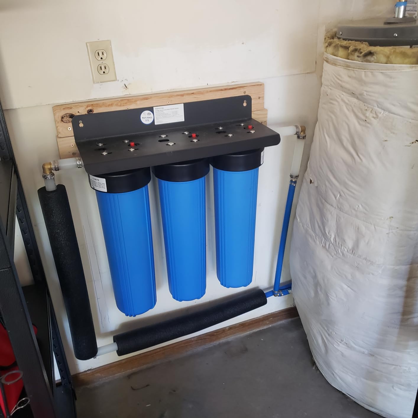 Waterdrop WHF3T-PG 3-Stage Whole House Water Filter System, 5 Micron customer photo 1