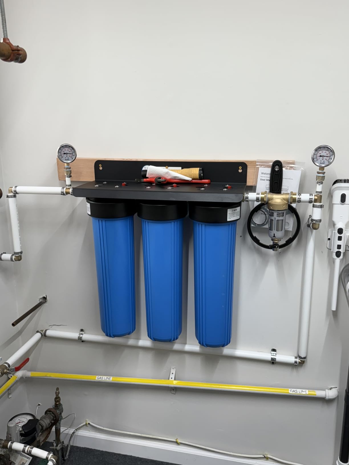 Waterdrop WHF3T-PG 3-Stage Whole House Water Filter System, 5 Micron customer photo 2