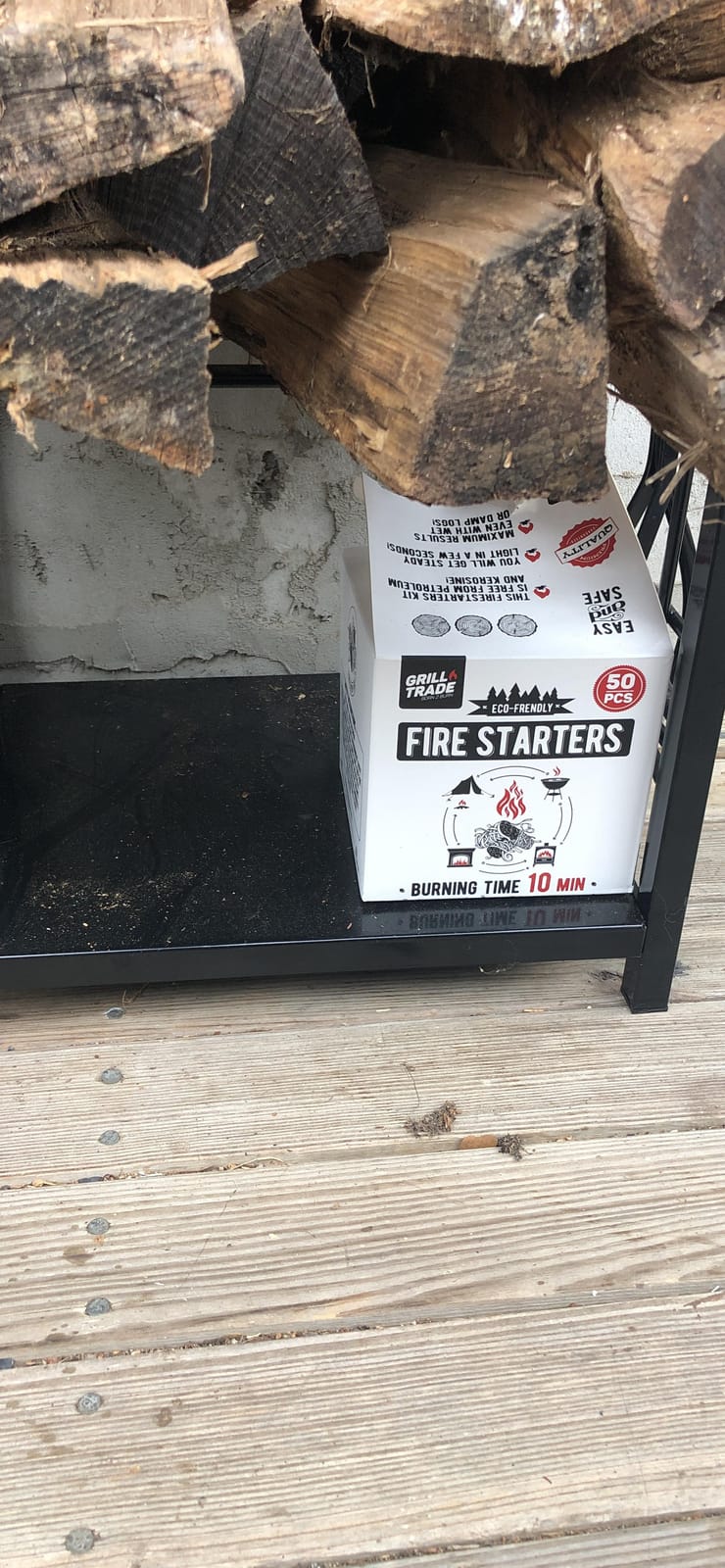 Fire Starters, 50 Count Natural Fire Starters for Grill and Charcoal, Fire Starters for Fireplace, Fire Pit and Campfires, Odorless All Weather Fire Starter for BBQ, Smoker and Pellet Stove customer photo 2