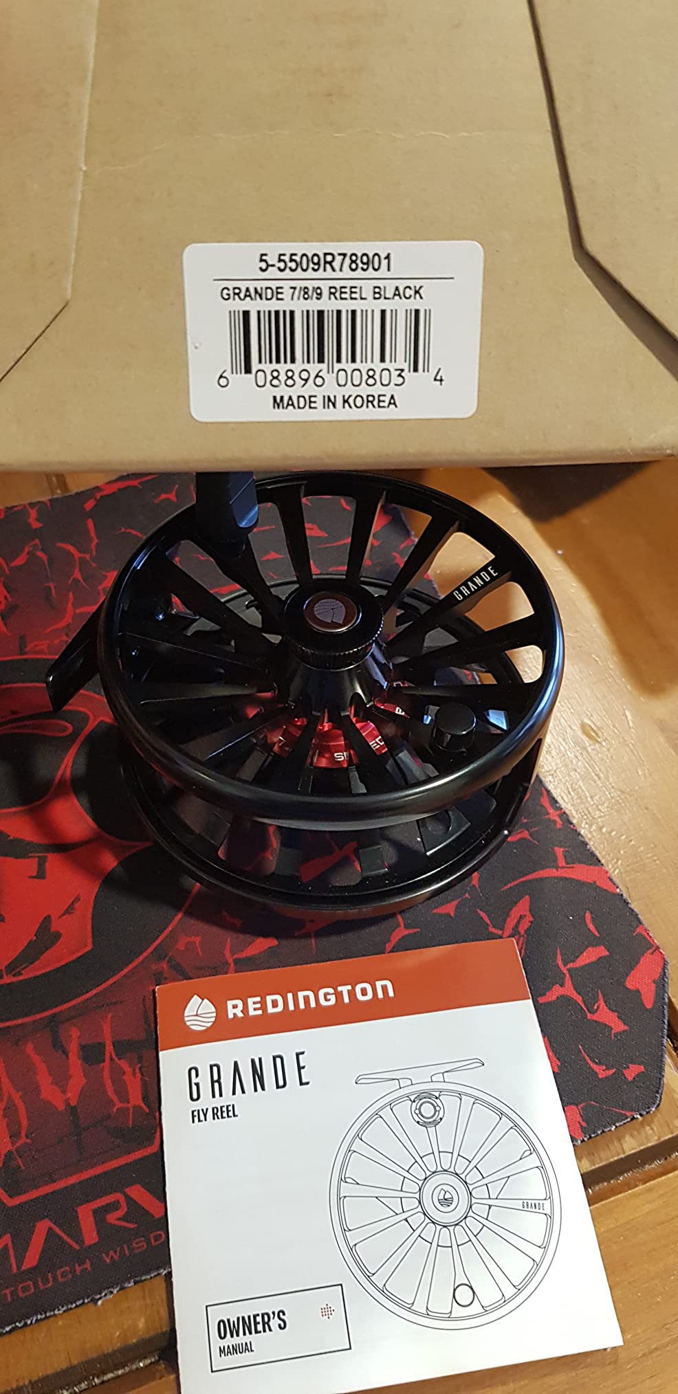 Redington Grande Fly Fishing Reel, Heavyweight Big Game Fly Reels, Freshwater and Saltwater, Super-Torque Drag System, Marine, 7/8/9 customer photo 1