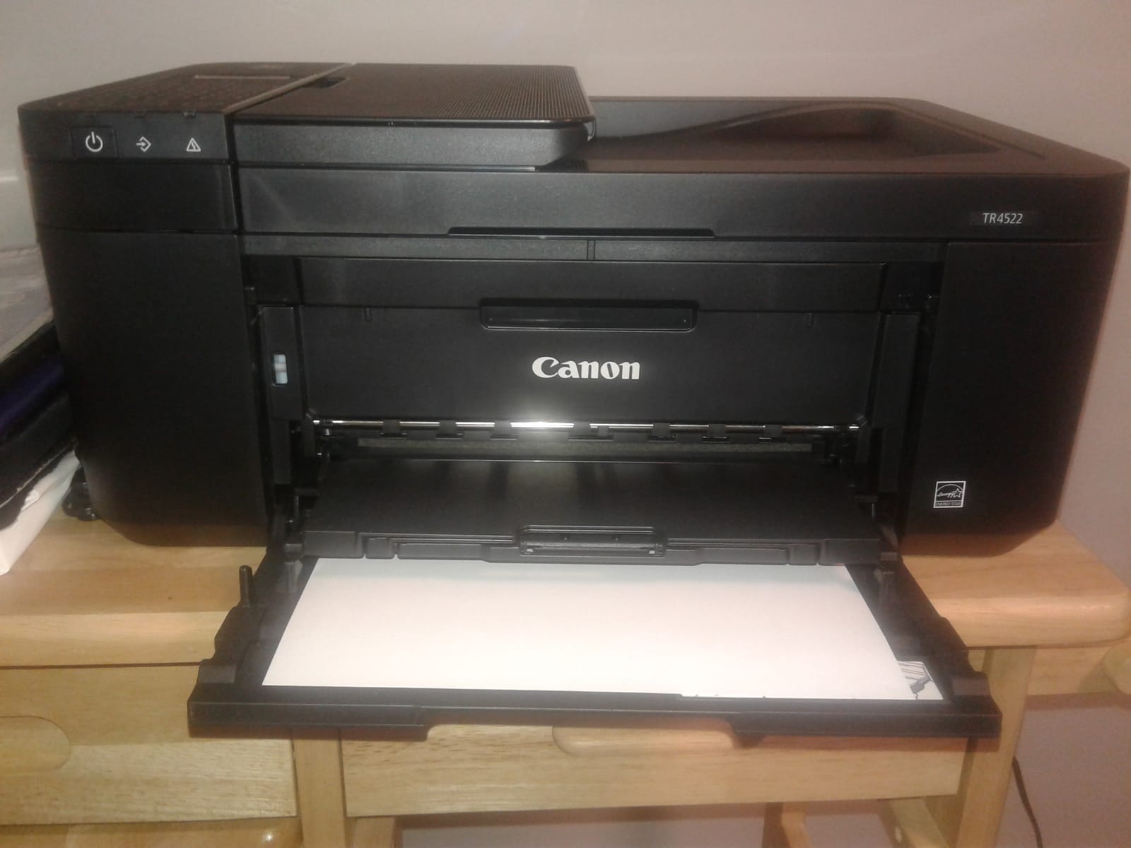 Canon PIXMA TR4520 Wireless All in One Photo Printer with Mobile Printing, Black, Works with Alexa customer photo 2