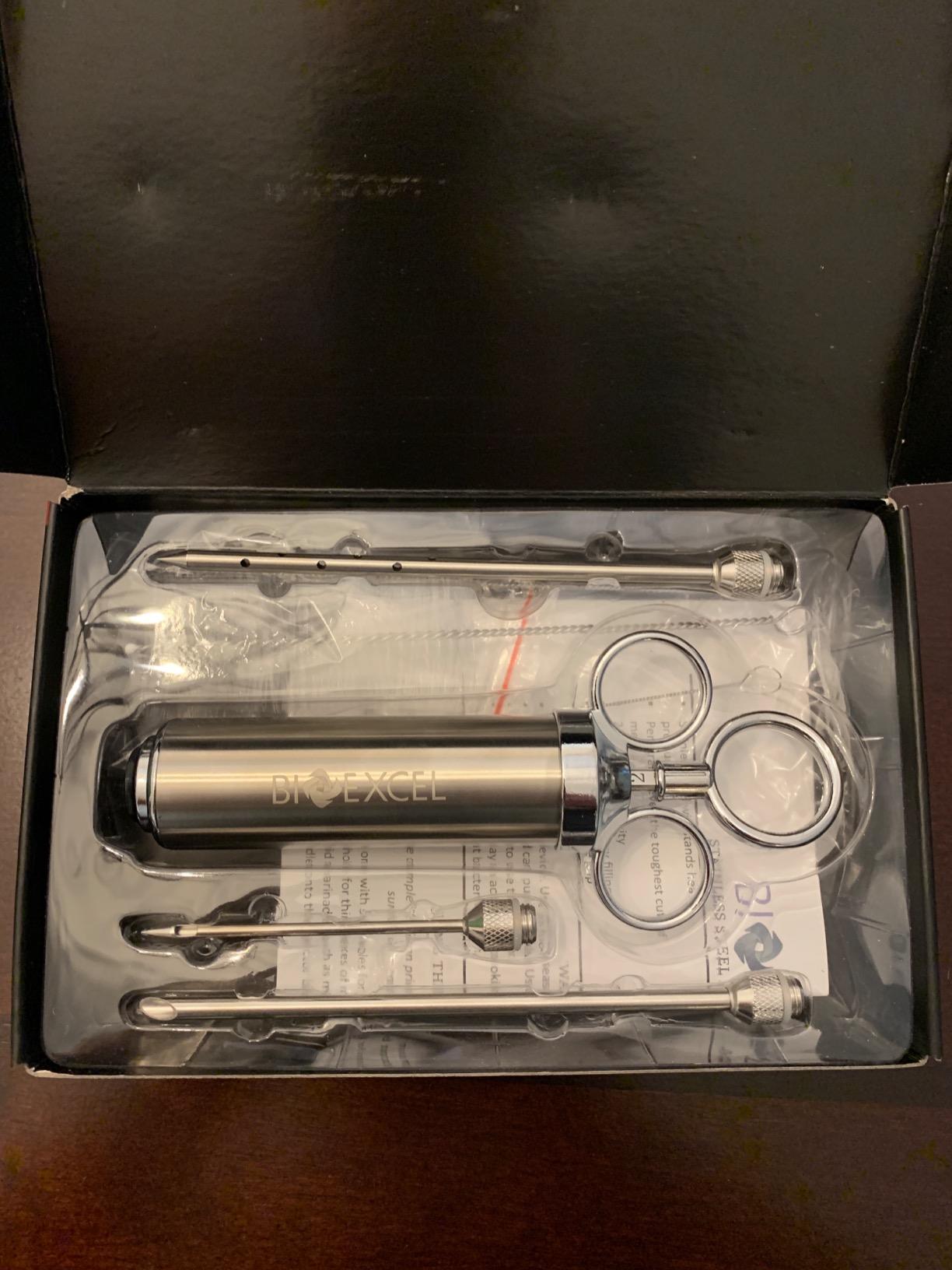 Stainless Steel Meat Injector Syringe, 2-Oz Turkey Injector Syringe customer photo 1