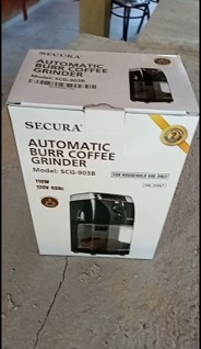 Secura Electric Burr Coffee Grinder Mill, Adjustable Cup Size, 17 Fine to Coarse Grind Size Settings for Drip, Percolator, French Press and Turkish Coffee Makers, Black,12 cups customer photo 1