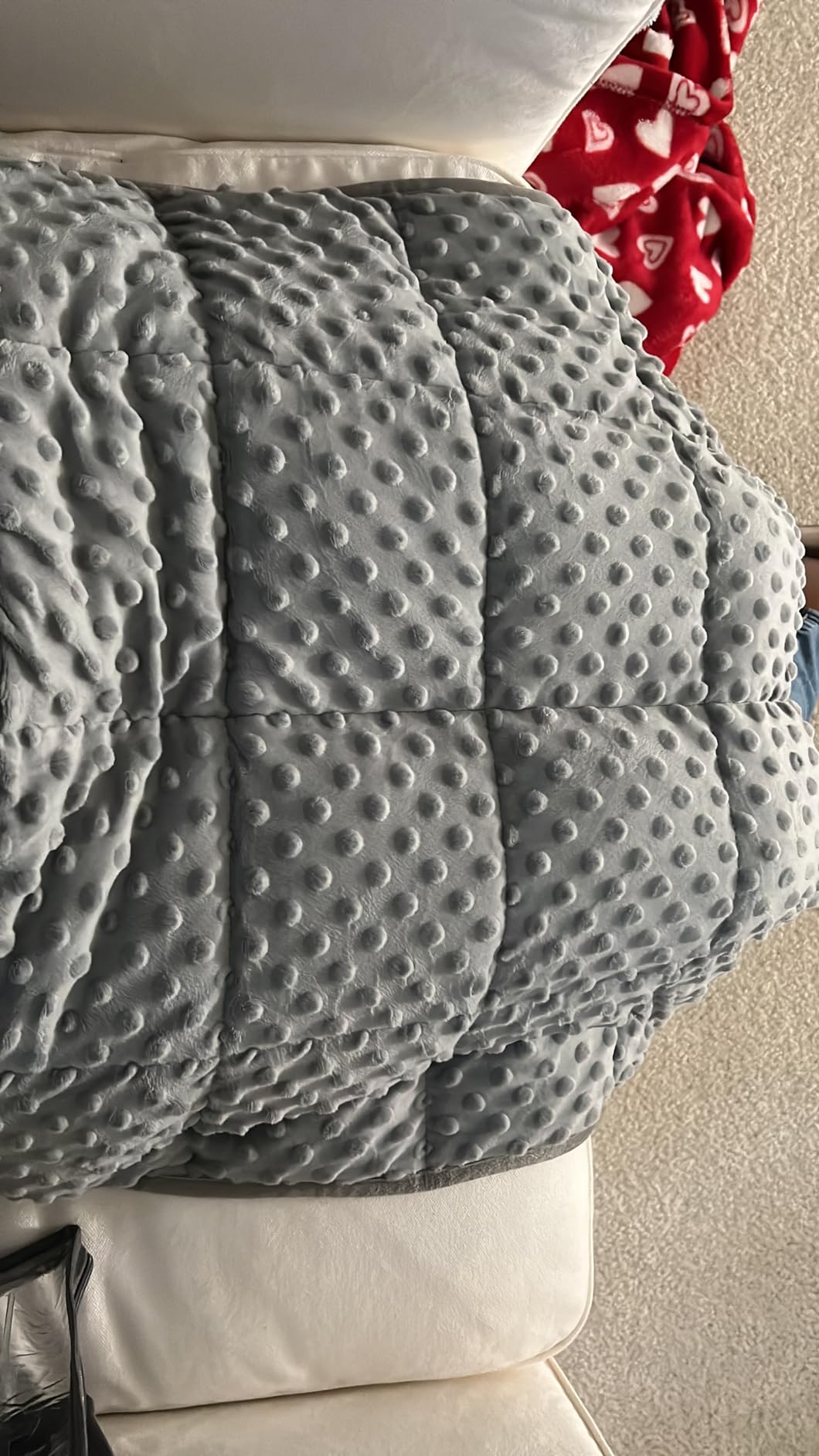 Florensi Weighted Lap Pad 5 lb 20 x 23 in Blue Sensory Relax Blanket customer photo 1
