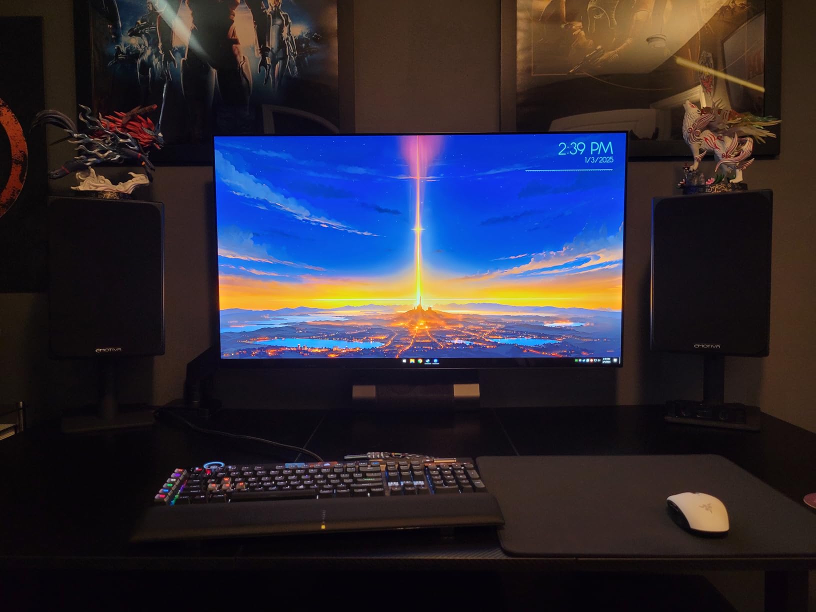 Kanto SP9 Rising Desktop Speaker Stands for Small/Medium Bookshelf Speakers & Compact/Mid-Size 2”-4” Studio Monitors | 8.3