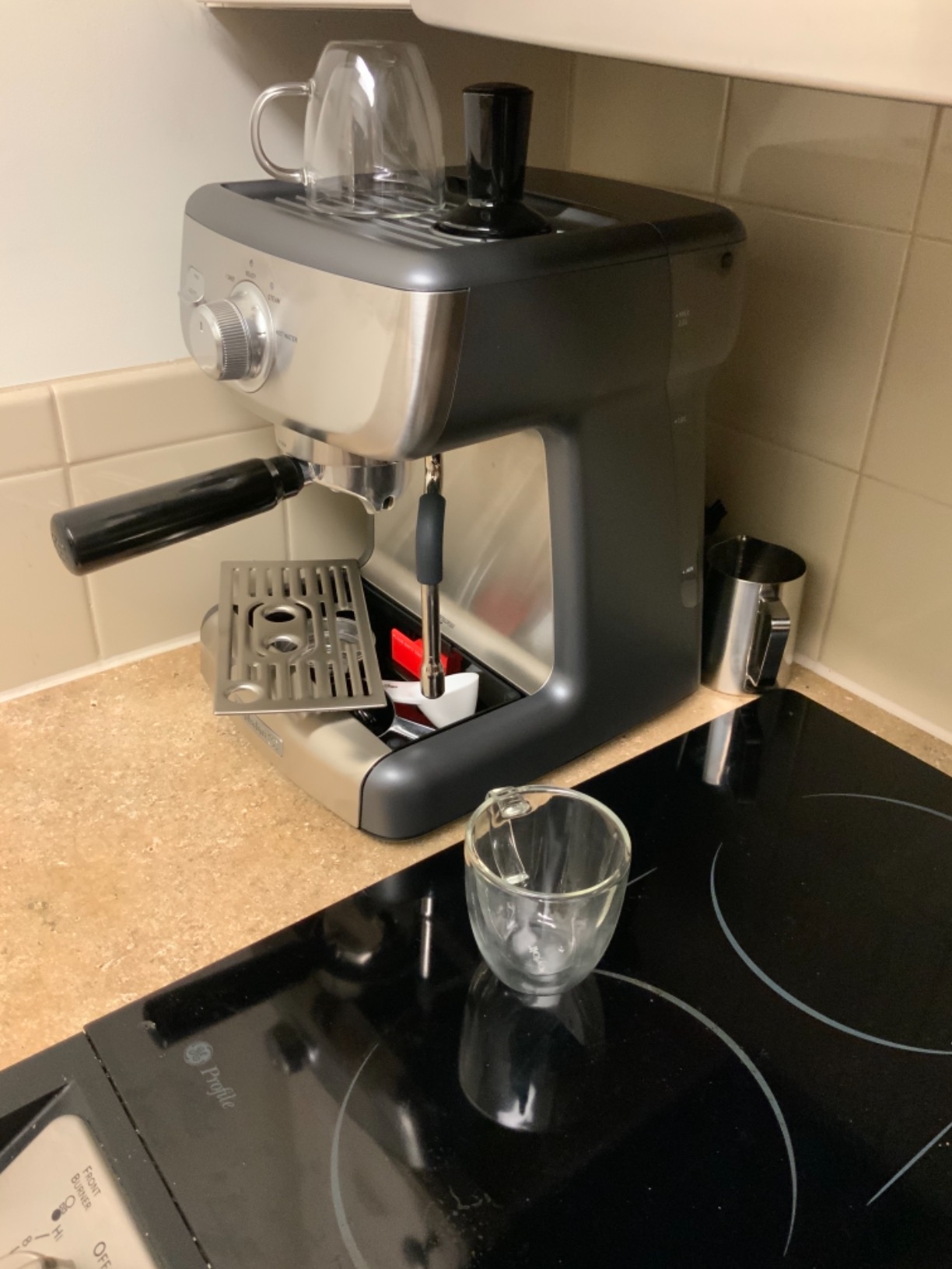 Calphalon BVCLECMP1 Temp iQ Espresso Machine with Steam Wand, Stainless customer photo 2