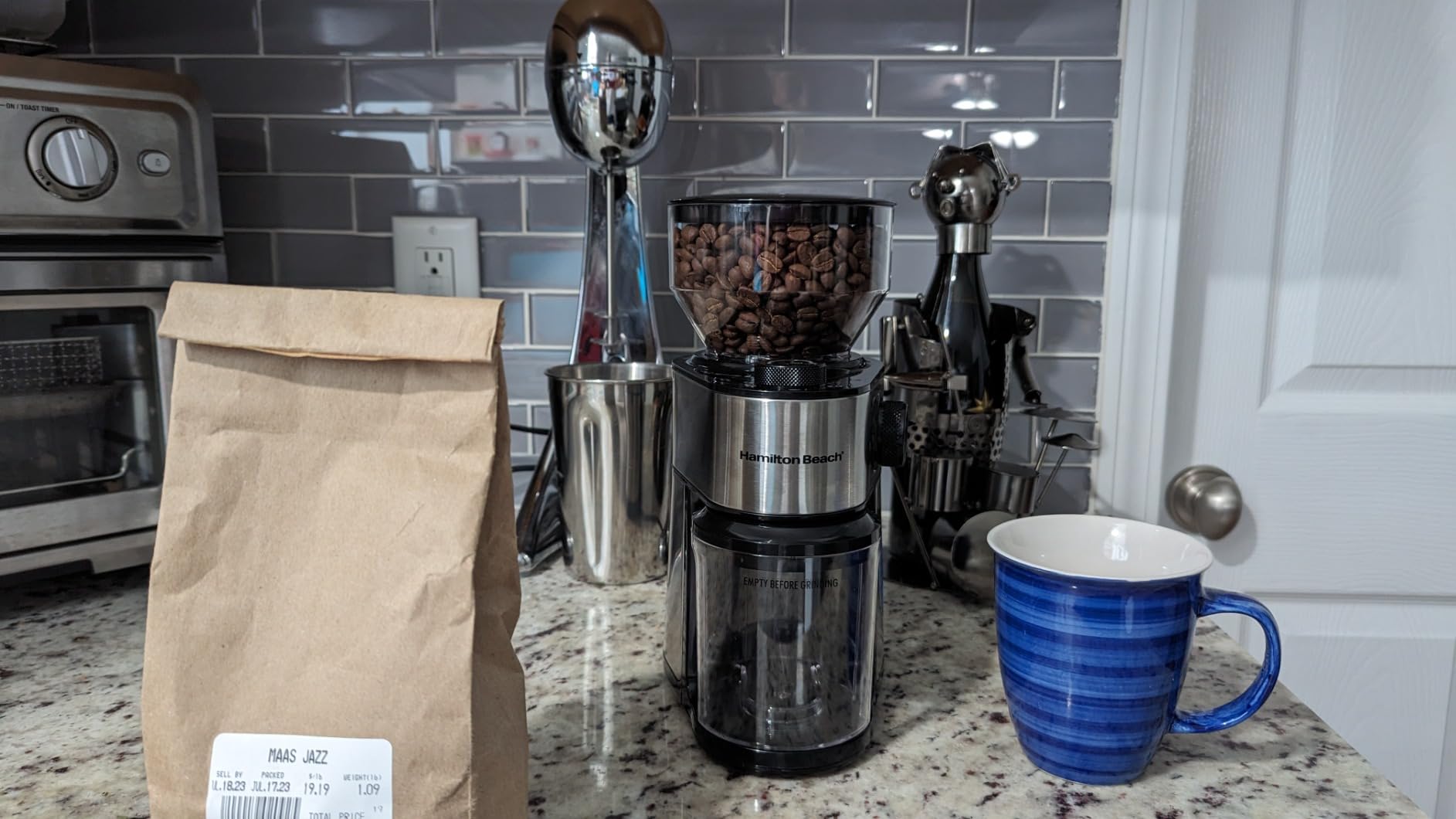 Hamilton Beach Electric Burr Coffee Grinder with Large 16 oz. Hopper customer photo 1